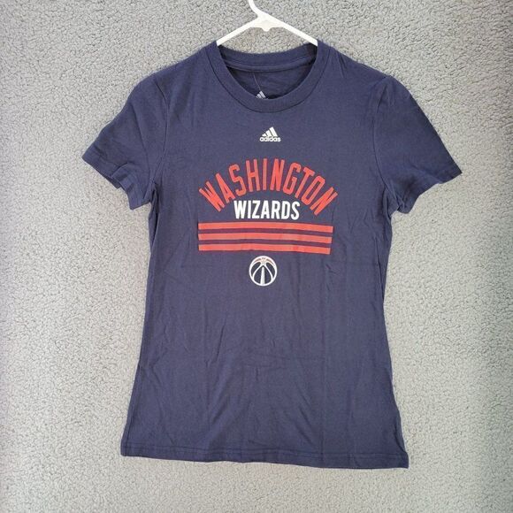 Washington Wizards Adidas NBA 4Her Youth Large T-Shirt Basketball - Picture 1 of 7